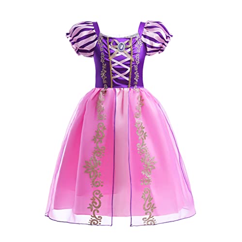 Lito Angels Disfraz de Princesa Rapunzel Vestido para Niña Pequeñas, Talla 18-24 meses, Morada