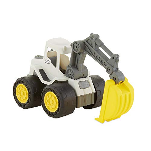 little tikes Dirt Diggers Excavadora 2en1 para Uso en Interiores o Exteriores - Camión de construcción para niños - Fácil de controlar - Fomenta el Juego Creativo y Activo - para Mayores de 2 años