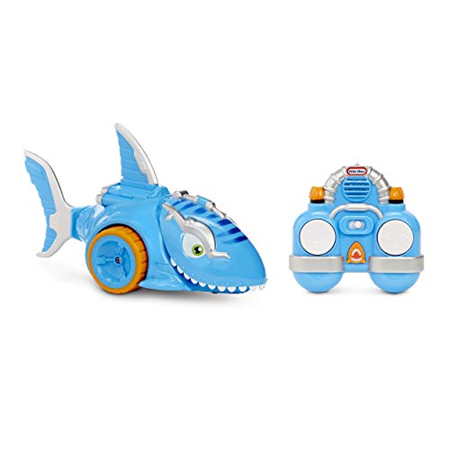 Little Tikes Shark Strike Coche Teledirigido - Coche Interactivo para Niños - Edad: a Partir de 4 Años