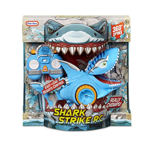 Little Tikes Shark Strike Coche Teledirigido - Coche Interactivo para Niños - Edad: a Partir de 4 Años