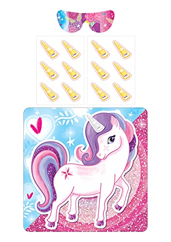 Little Unicorn Dreams Stick the Horn on the Unicorn Childrens Party Game