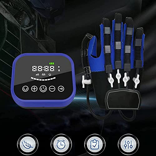 LLLZM Rehabilitacin Robot Guantes, Mano Stroke Hemiplegia Rehabilitacin Equipo de Entrenamiento,Rehabilitacin Ortesis Trazo Frula De Mano Guantes De Asistencia