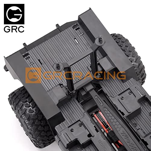 LMIAOM Cubierta de la Rueda Trasera TRX4 Defensor Integrado TRX4 Piso Trasero, Trasero Cubo de Piso, Piso Trasero, G156B Compartimiento Trasero Parti di montaggio accessori FAI da te (Color : Black)