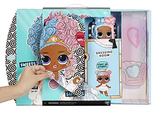 LOL Surprise OMG Muñeca de Moda SWEETS con 20 Sorpresas, Ropa, Conjuntos Glamorosos y Accesorios a la Moda. LOL Surprise OMG Serie 4. Muñecas de Moda Coleccionables para Niños a Partir de 4 Años