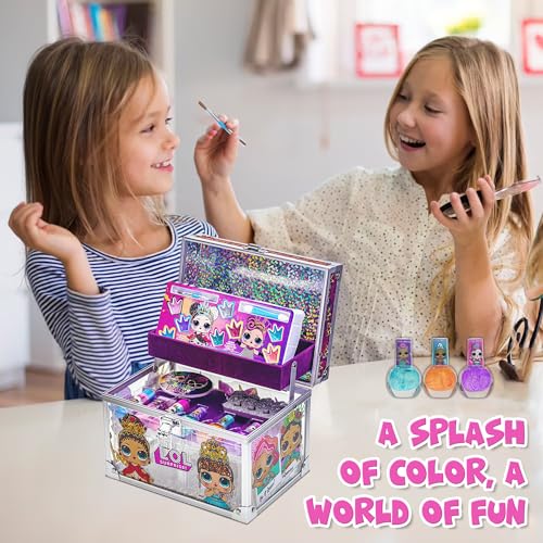 L.O.L Surprise! Townley Girl Kit de maquillaje para niños para niñas, juego de maquillaje de regalo de belleza para niñas, maquillaje de juguetes de juego de simulación a partir de 5 años