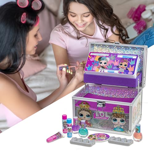 L.O.L Surprise! Townley Girl Kit de maquillaje para niños para niñas, juego de maquillaje de regalo de belleza para niñas, maquillaje de juguetes de juego de simulación a partir de 5 años