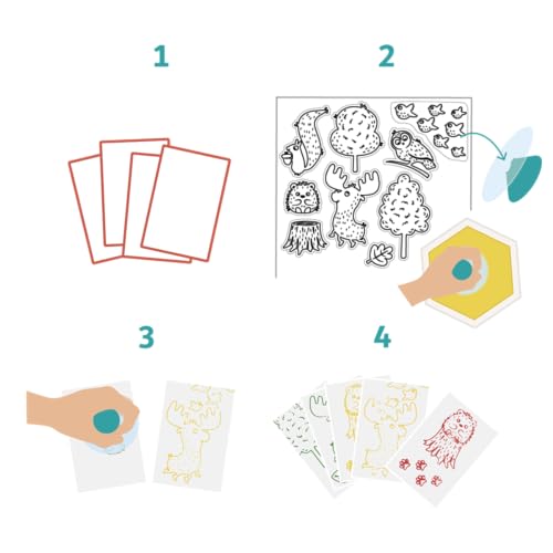 LOOLIPO L632932 - Juego de Cartas para Personalizar 350 g/m² - 8,4 x 5,5 cm - 60 Piezas - Ocio Creativo