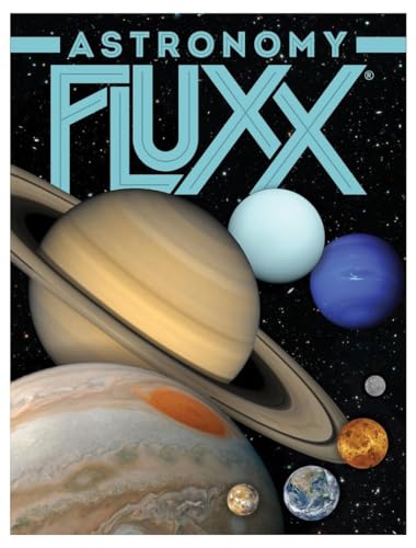 Looney Labs, Astronomy Fluxx, Board Game, Ages 8+, 2-6 Players, 5-30 Minutes Playing Time