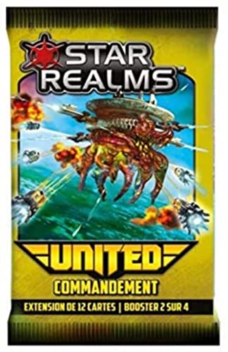 Lote Star Realms versión francesa Pack United : asalto + mando + misiones + héroes + 1 abrebotellas Blumie (United)