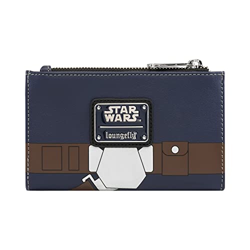 Loungefly Disney - Star Wars - Han Solo - Wallet - Exclusiva Amazon - Monedero Coleccionable - Idea de Regalo - Tarjetero con Varias Ranuras para Tarjetas- Mercancia Oficial - para Chicas y Mujeres