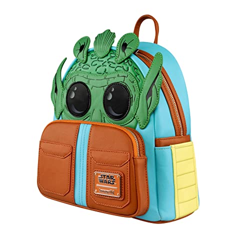 Loungefly Funko Star Wars Greedo Backpack - Han Solo - Exclusiva Amazon - Bolso Coleccionable - Idea de Regalo- Mercancia Oficial - para Chicos, Chicas Hombres y Mujeres - Movies Fans