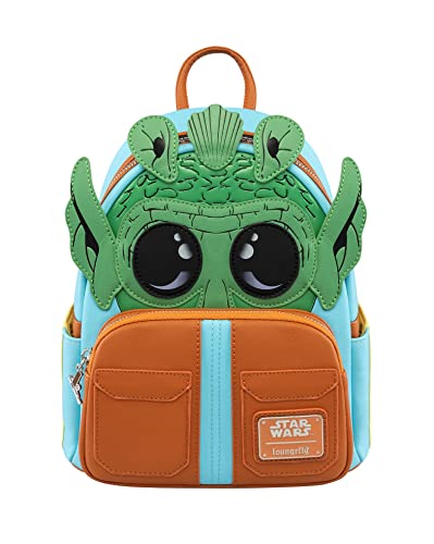 Loungefly Funko Star Wars Greedo Backpack - Han Solo - Exclusiva Amazon - Bolso Coleccionable - Idea de Regalo- Mercancia Oficial - para Chicos, Chicas Hombres y Mujeres - Movies Fans