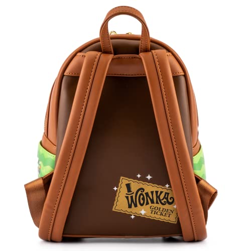 Loungefly- Mochila Charlie y la Fabrica de Chocolate 50 Aniversario 26cm Bolsos Peluche, Multicolor (130562)