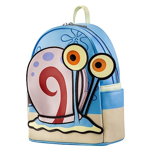 Loungefly Spongebob Squarepants - Sponge Bob Gary - Backpack - Spongebob - Exclusiva Amazon - Bolso Coleccionable - Idea de Regalo- Mercancia Oficial - para Chicos, Chicas Hombres y Mujeres - TV Fans