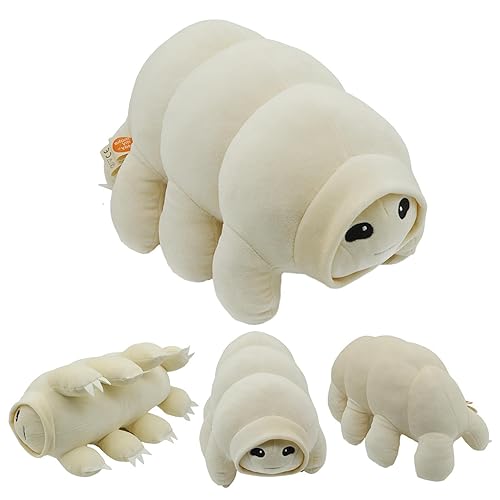 Loupsiy Oso de agua de peluche, Tardigrado de dibujos animados de peluche para niños, almohada suave con expresión vívida, peluches de animales flexibles para sofá, cama, sofá