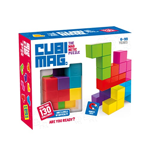 Ludilo - Cubimag | Juegos Educativos 6 Años O Más | Rompecabezas Niños | Bloques Magneticos para Niños Y Adultos | Puzzle 3D Niños 6 Años O Más | Imanes Niños