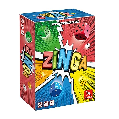 Ludilo - Zinga | Juegos De Mesa Niños 8 Años O Más | Juegos De Mesa Adulto Y Niño | Juegos para Niños Y Adultos | Juegos De Mesa para 2 A 4 | Regalo Niño 8 Años