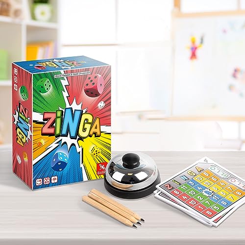 Ludilo - Zinga | Juegos De Mesa Niños 8 Años O Más | Juegos De Mesa Adulto Y Niño | Juegos para Niños Y Adultos | Juegos De Mesa para 2 A 4 | Regalo Niño 8 Años