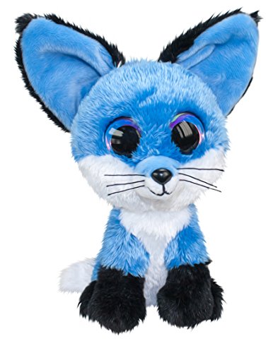 Lumo Stars Fox Blueberry Animales de juguete Felpa Negro, Azul, Blanco - Juguetes de peluche (Animales de juguete, Negro, Azul, Blanco, Felpa, 3 año(s), Zorro, Niño/niña)