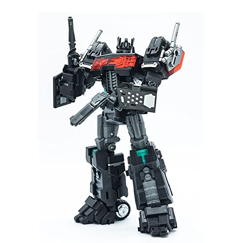 LUTUME Juguetes transformadores, Juguete Robot Metamórfico Serie G1 Oscuro Agotado CD-01 Optimus Prime Comandante Personajes De Acción - Altura 19 Cm, Edad 8 Y Más