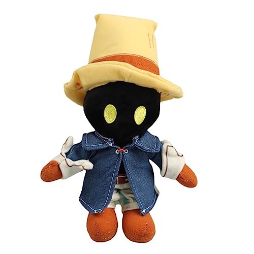 LZCLBP The Black Mage VIVI Ornitier Plush Doll Figure Toy - 27cm Stuffed Soft Plushie for Home Decoration and, Ideal for Game Fans of Final Fantasy