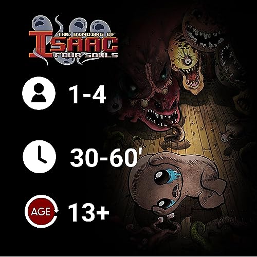 Maestro Media La unión de Isaac: Four Souls - Requiem Ultimate Collection | Juego de Cartas | A Partir de 14 años | 1-4 Jugadores | 30-60 Minutos de Tiempo de Juego