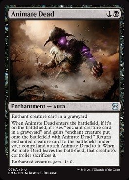 Magic The Gathering - Animate Dead (078/249) - Eternal Masters - Foil