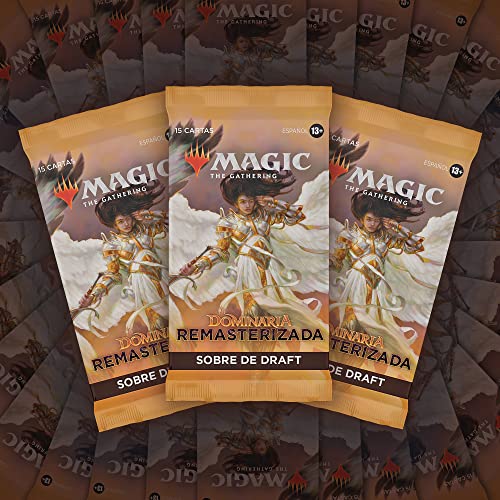 Magic The Gathering Caja de Sobres de Draft de Dominaria remasterizada, de 36 Sobres (Versión en Español), Multi