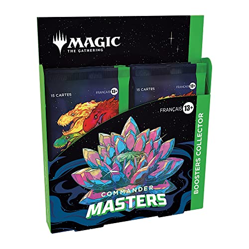 Magic The Gathering- Commander Masters Colector Booster, Multicolor (Wizards of The Coast D2023101)