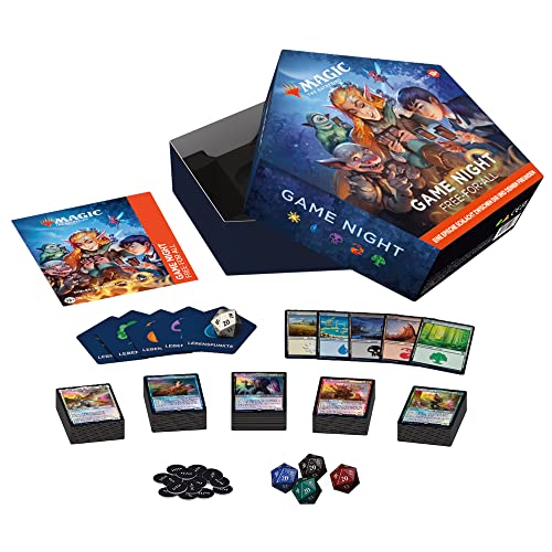 Magic The Gathering Game Night: Jeder-gegen-Jeden 2022, Juego de Cartas de fantasía para 2-5 Jugadores, Exclusivo de Amazon (versión Alemana), Multi, D0151100