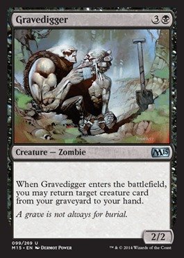 Magic: the Gathering - Gravedigger (099/269) - Magic 2015 por Magic: the Gathering