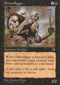 Magic The Gathering – Gravedigger – Scavatombe – Tempest