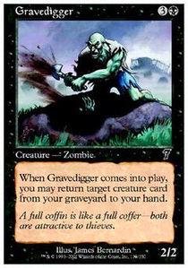 Magic: the Gathering - Gravedigger - Séptima Edición