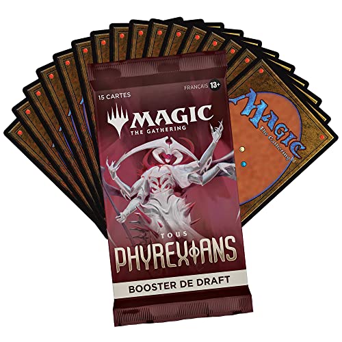 Magic The Gathering Pack de 3 potenciadores de Draft Tous Phyrexians (versión en francés)