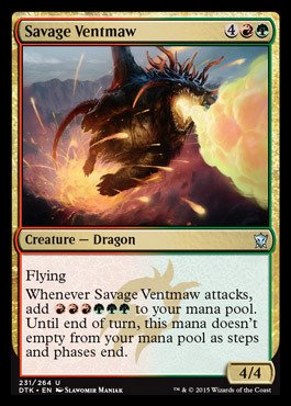 Magic: the Gathering - Savage Ventmaw (231/264) - Dragones de Tarkir - Foil by Magic: the Gathering