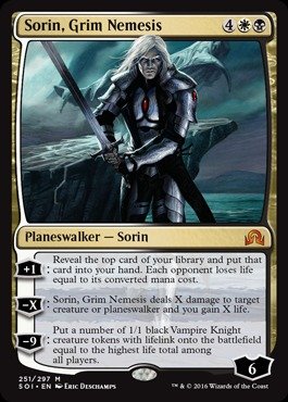 Magic: the Gathering - Sorin, Grim Nemesis (251/297) - Shadows Over Innistrad by Magic: the Gathering