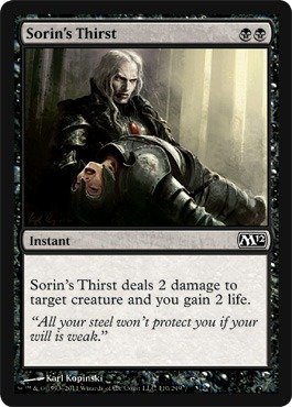 Magic: the Gathering - Sorin's Thirst - Magic 2012 by Wizards of the Coast