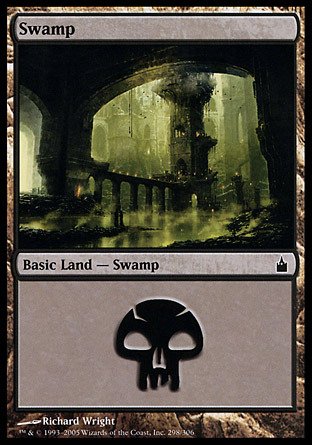 Magic The Gathering - Swamp - Palude - Ravnica: City of Gremios