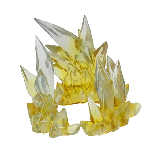 MagiDeal Soul Ice Effect Figura de acción Modelo de exhibición Ornamento, Serie de Efectos Especiales, Efecto Energía Aura Efecto Soporte, Modelo de Efecto de, Amarillo