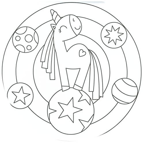 Mandalas de unicornios (Pequemandalas)