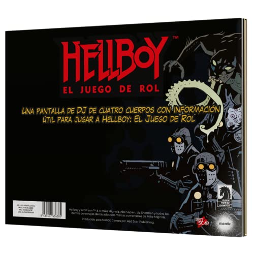 Mantic - Hellboy - Pantalla del Director de Juego - Juego de rol en Español