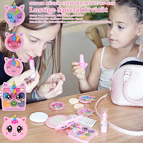 Maquillaje para Niñas Juguetes para Chicas - Coffret Maquillage Enfant Filles Makeup Set, Cadeau de Noël Anniversaire Jouet pour Princesse Fille 4 5 6 8 10-12 ANS