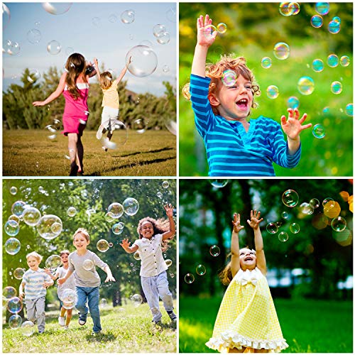 Máquina de Burbujas para Niños, Mecanismo de Soplado Automático, Juguete Bubble Lawn Mower con 2 botellas de líquido, Juguetes al aire libre Regalos para Jardín