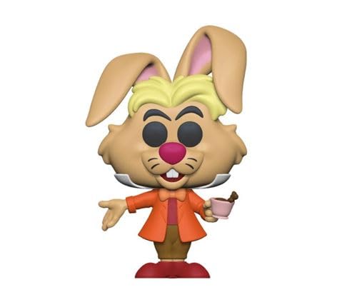 March Hare Pop #1061 - Figura de vinilo de 70 aniversario de Alicia en el país de las maravillas (con caja protectora de plástico)