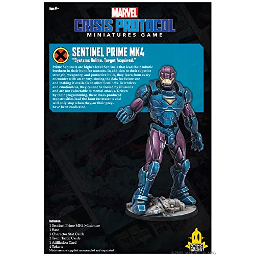 Marvel Crisis Protocol - Sentinel Prime MK4 - Juego de Miniaturas en Inglés