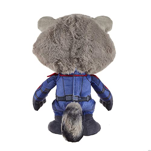 Marvel Guardianes de la Galaxia Peluche Rocket, juguete con movimiento y sonidos, regalo +3 anos (Mattel HPV36)