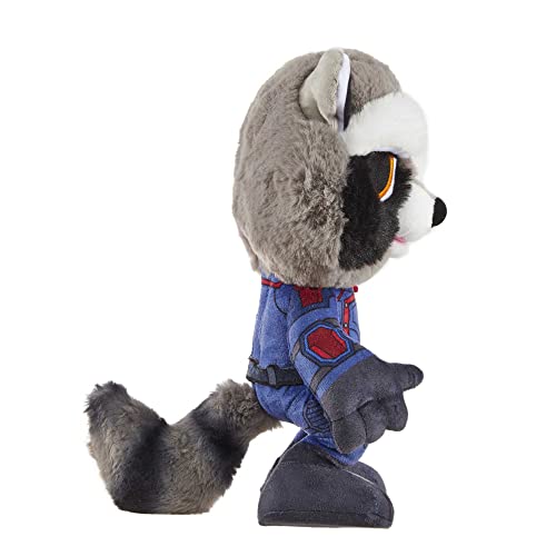 Marvel Guardianes de la Galaxia Peluche Rocket, juguete con movimiento y sonidos, regalo +3 anos (Mattel HPV36)