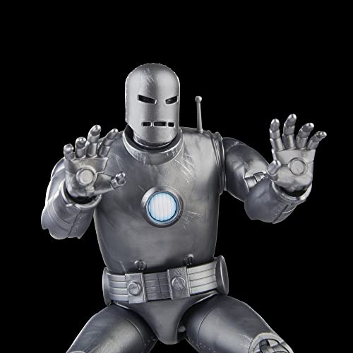 Marvel Hasbro Legends Series Iron Man (Modelo 01) Vengadores 60 Aniversario Coleccionable Figura de acción de 6 Pulgadas