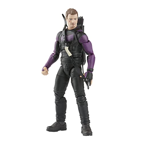 Marvel - Legends Series Disney Plus - Figura Coleccionable de Hawkeye de 15 cm - 4 Accesorios y 1 Pieza de Figura para armar