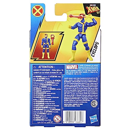 Marvel Studios X-Men Epic Hero Series Cyclops Action Figure, 4 Inch Action Figures, Super Hero Toys, X-Men Action Figures, Ages 4 and Up